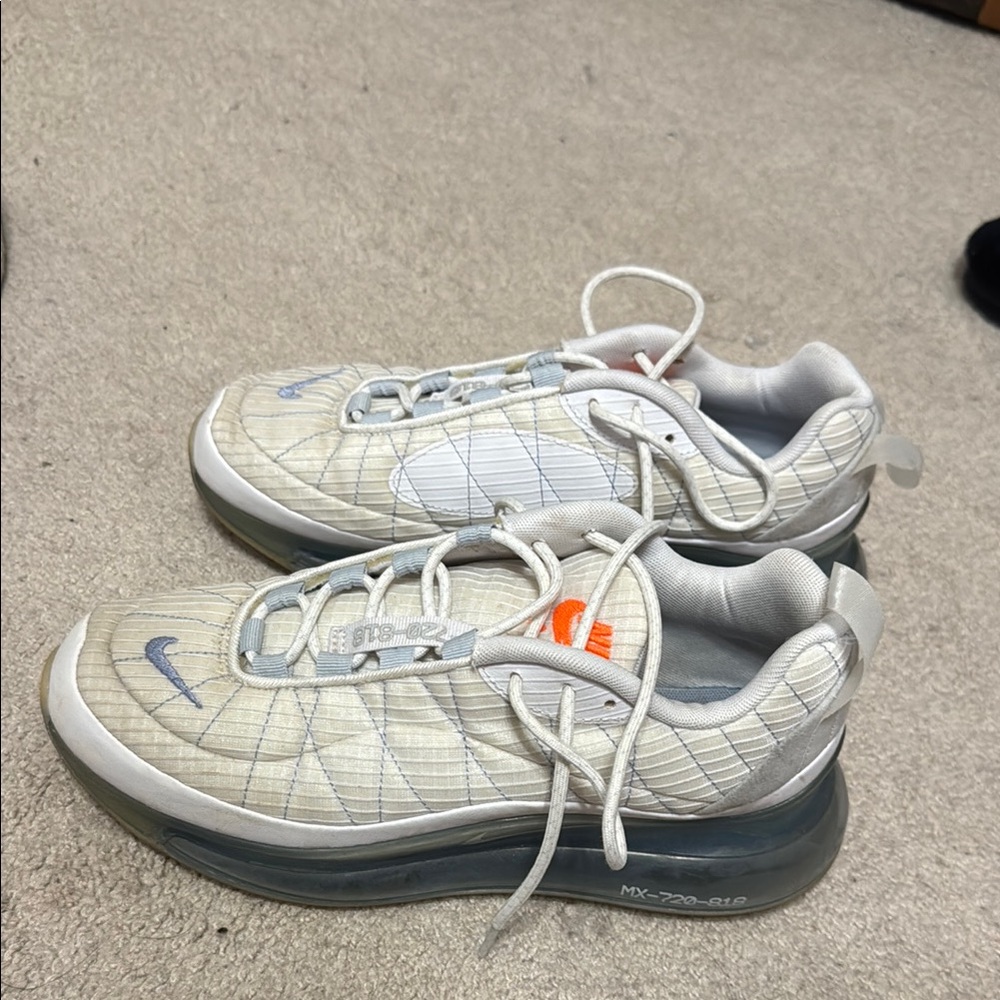 Nike White and Gray Athletic Sneakers worn twice